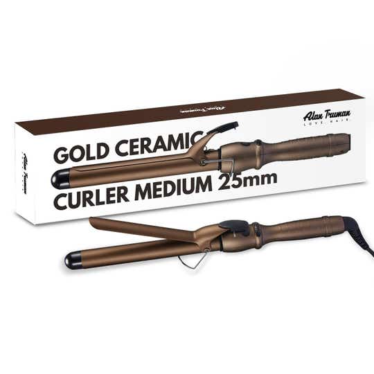 Alan Truman Gold Ceramic Curler - 25Mm (1 pc)