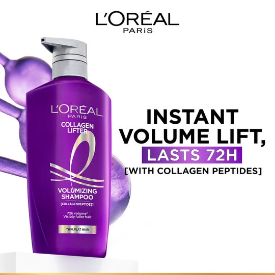 L'Oreal Paris Collagen Lifter Volumizing Shampoo (650 ml)