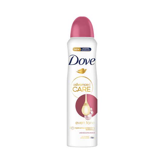 Dove Advanced Care Even Tone Deodorant Spray with Calendula and Vitamin B3 (150 ml)