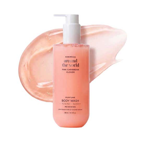 Kimirica Pink Caribbean Refreshing Shower Gel with Nourishing Olive Oil All Skin Type (300 ml)