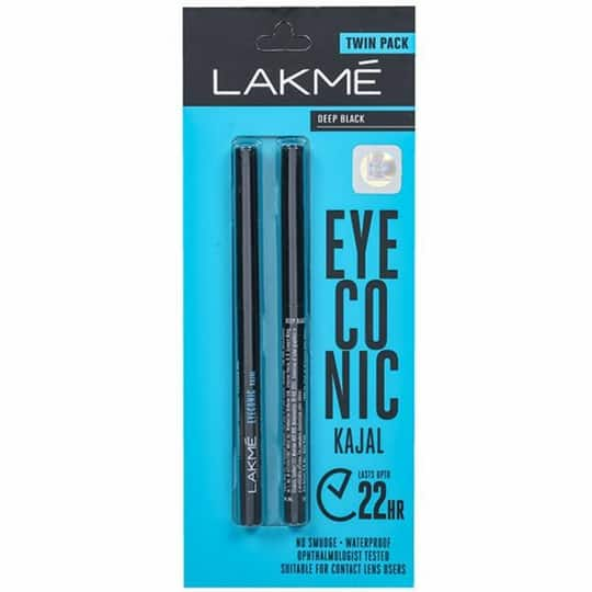 Lakme Eyeconic Kajal Twin Pack - (2Pcs)