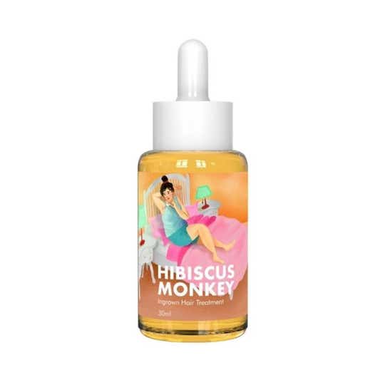 Hibiscus Monkey Ingrown Hair Treatment for Shaving & Waxing Bumps (30ml)