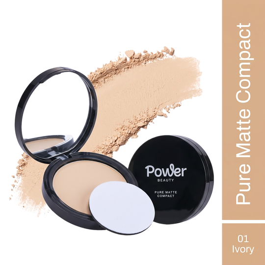 Power Beauty Pure Matte Compact - Ivory 01 (9 g)