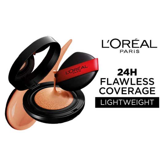 L'Oreal Paris Infallible Cushion Foundation 24Hr Full Coverage Glass-Skin Finish - ShadeC300 (11 g)