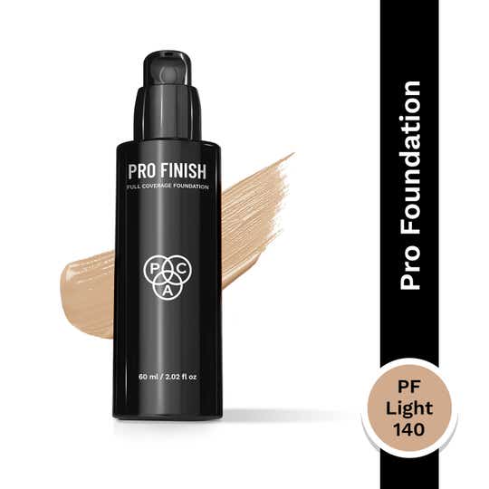 PAC Pro Finish Full Coverage Foundation - PF Light-140 (60 ml)