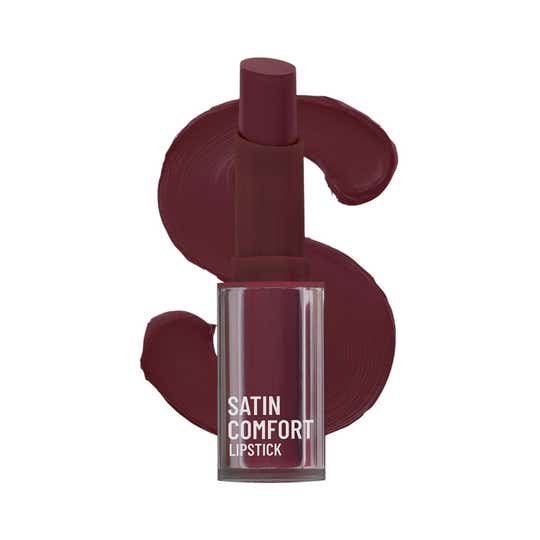 Swiss Beauty Satin Comfort Lipstick - Muted Mauve (3 g)