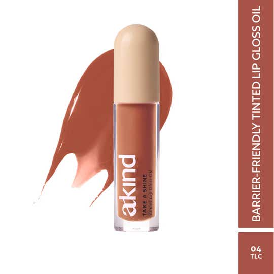 Akind Take A Shine Lip Gloss Oil, Hydrating & Lip Barrier-Friendly - TLC (4 ml)