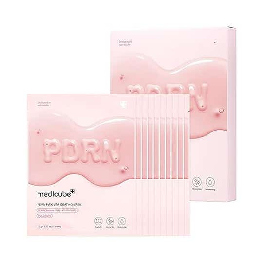 medicube PDRN Pink Vita Coating Mask (10 pcs)