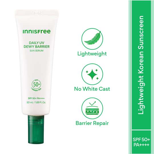 Innisfree Green Tea Hyaluronic Moist Sun Serum Spf50+ PA++++ (50 ml)