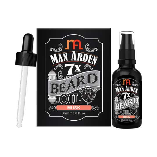 Man Arden 7X Musk Beard Oil For Beard Growth & Nourishment (30ml)
