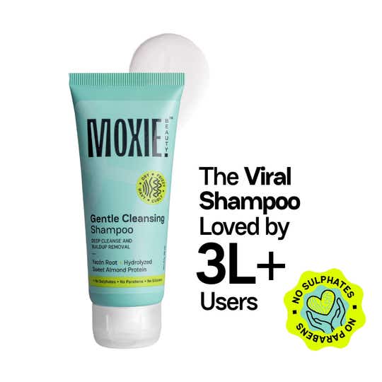 Moxie Beauty Gentle Cleansing Sulphate Free Shampoo For Dry & Frizzy Hair (50 ml)