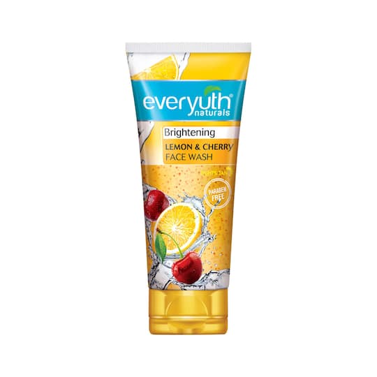 Everyuth Naturals Brightening Lemon & Cherry Face Wash (50g)