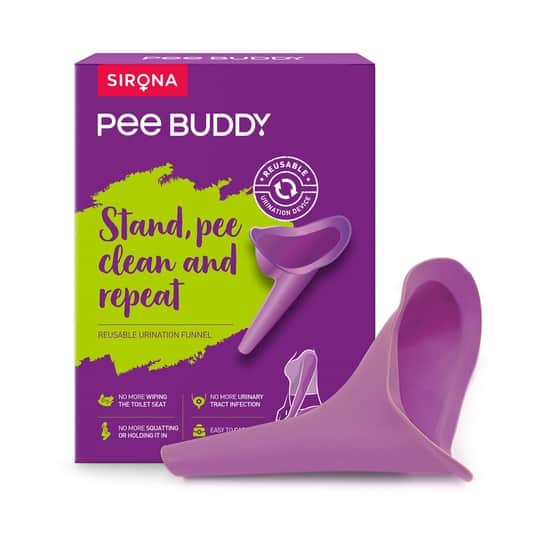 PeeBuddy Stand and Pee Reusable Portable Urination Funnel (2Pcs)