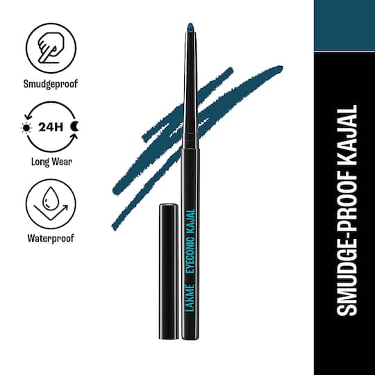 Lakme 9 to 5 Eyeconic Kajal Smudgeproof Waterproof Lasts upto 24 Hrs - Royal Blue (0.35 g)
