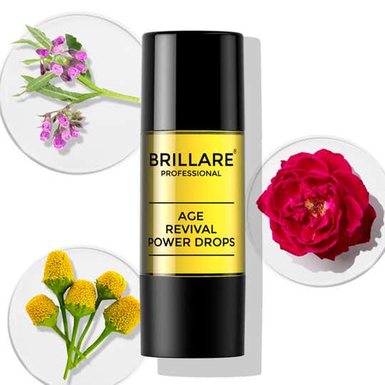 Brillare Professional Age Revival Power Drops Natural Face Serum (15 ml)