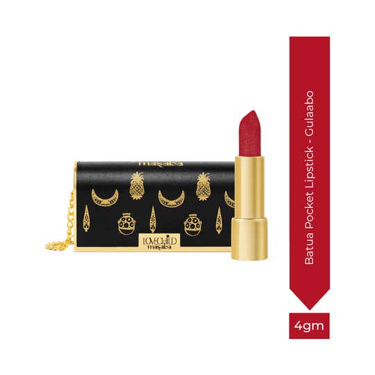 Lovechild Masaba Batua Pocket Lipstick Rich Satin Finish - Gulaabo (4 g)