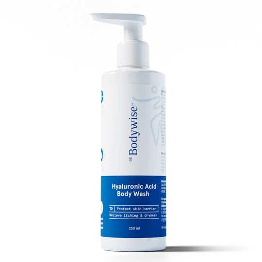 Be Bodywise Hyaluronic Acid Body Wash - Deep Cleanses & Provides Intense Hydration (250 ml)