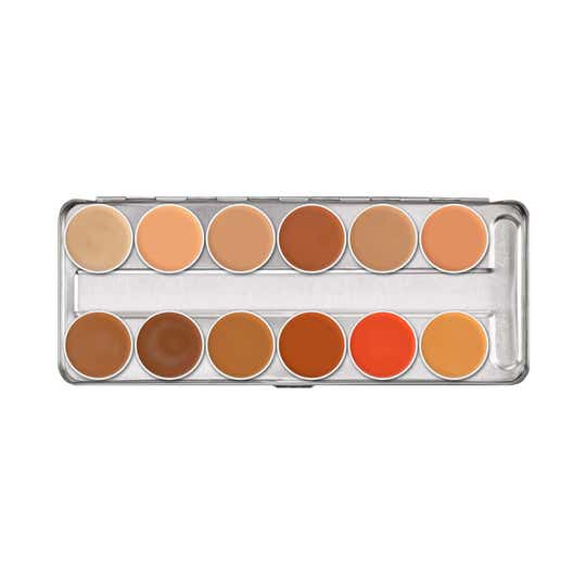 KRYOLAN Supracolor Palette 12 Colors - Mumbai3 (40 ml)