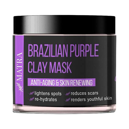 Matra Brazilian Purple Clay Anti-Aging And Skin Renewing Face Mask (100g)