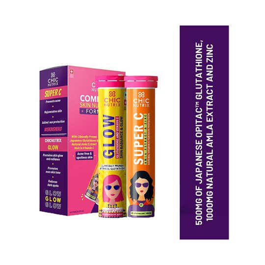 Chicnutrix Anti-Acne Skin Glow Complete Skin Nutrition Formula Tablets (40pcs)