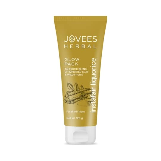 Jovees Liquorice Insta Fair Glow Face Pack (120g)