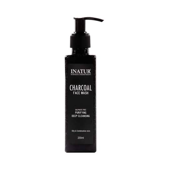 Inatur Charcoal Facewash (200ml)