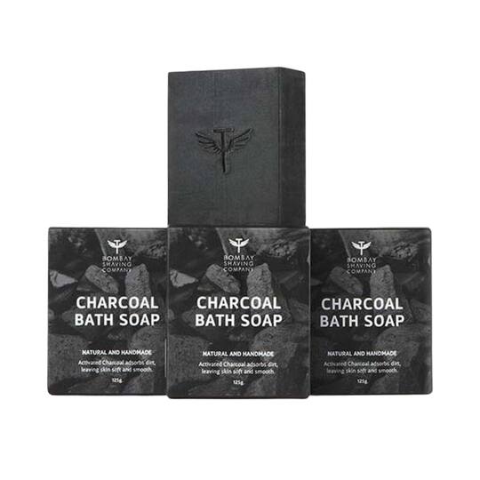 Bombay Shaving Company Charcoal Bath Soap - (3Pcs)