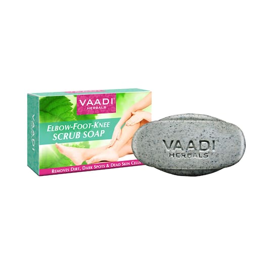 Vaadi Herbals Elbow Foot Knee Handmade Scrub Soap (75g)