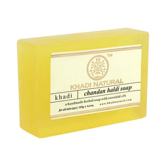 Khadi Swati Haldi Chandan Soap (125g)