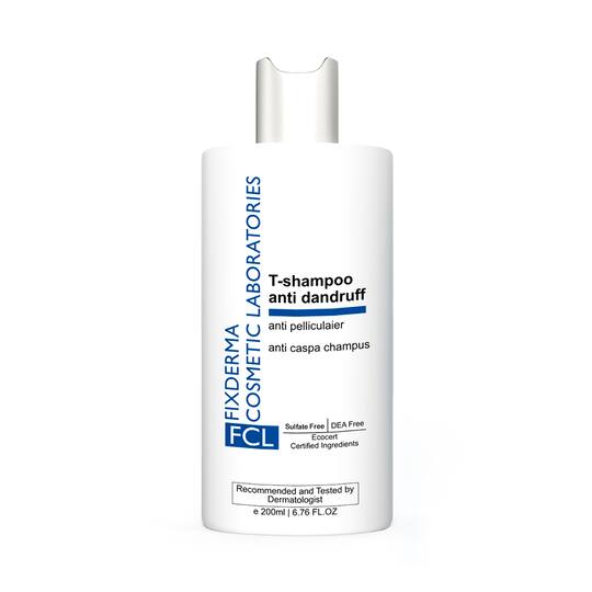 Fixderma Cosmetic Laboratories T-Shampoo For Dandruff, Scalp Psoriasis, Nourishes Scalp (200ml)