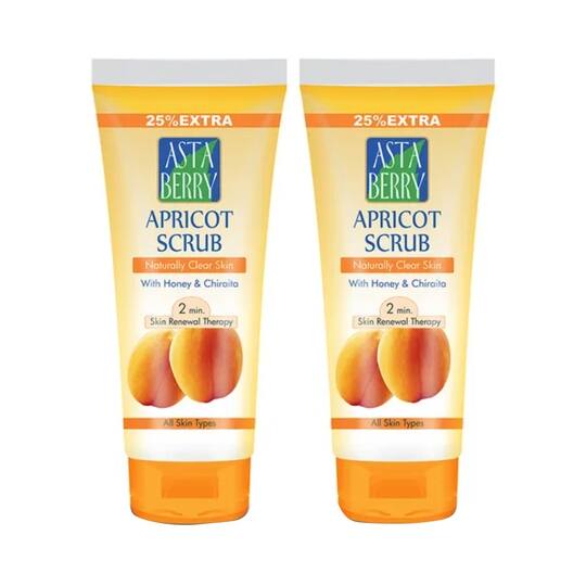 Astaberry Professional Apricot Scrub - (2Pcs)