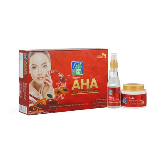 Astaberry AHA Anti Blemish Facial Kit - (6Pcs)