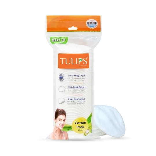 Tulips Cotton Pads - (50Pcs)