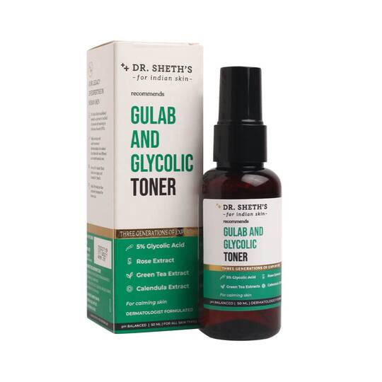 Dr. Sheth's Gulab & Glycolic Face Toner (50ml)