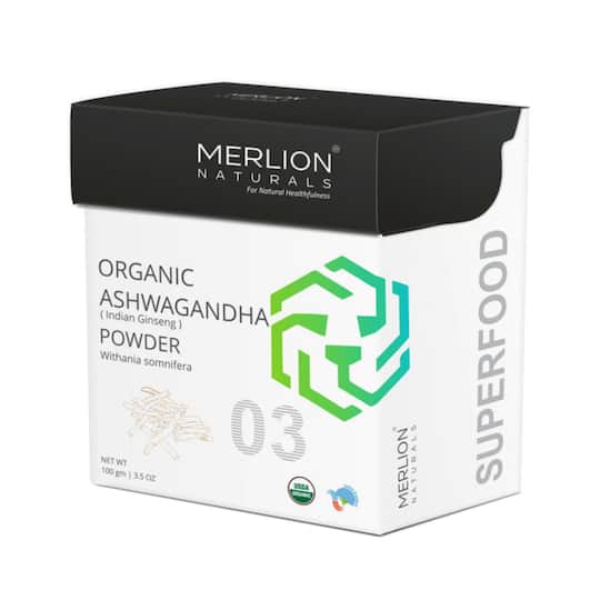 Merlion Naturals Organic Ashwagandha Powder (100g)