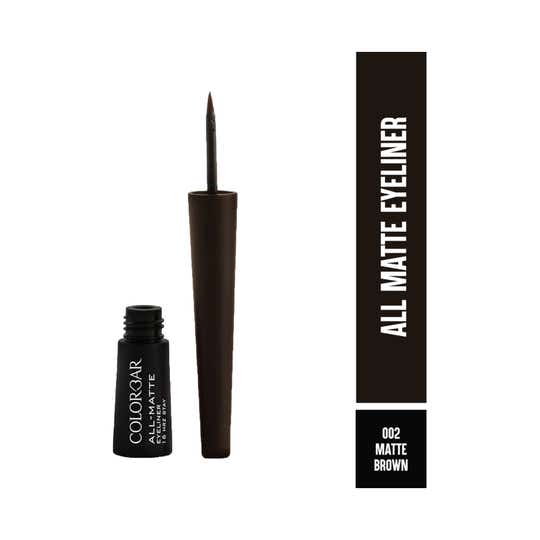 Colorbar All-Matte Eyeliner - 002 Matte Brown (2.5ml)