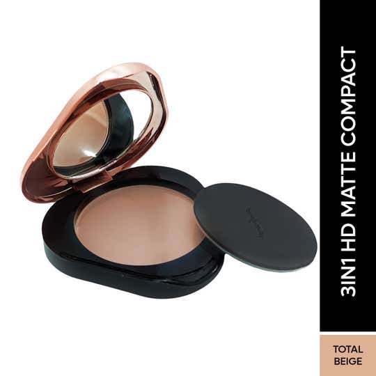 Faces Canada 3 in 1 HD Matte Compact + Foundation + Hydration - Total Beige 03 (8g)