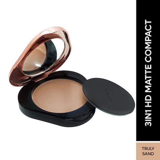 Faces Canada 3 in 1 HD Matte Compact + Foundation + Hydration - Truly Sand 04 (8g)