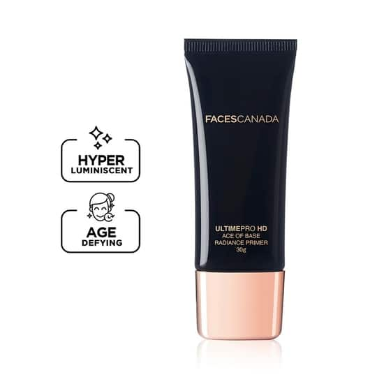 Faces Canada Ultime Pro HD Ace Base Radiance Primer, Lightweight Face Primer, Long Lasting (30 ml)