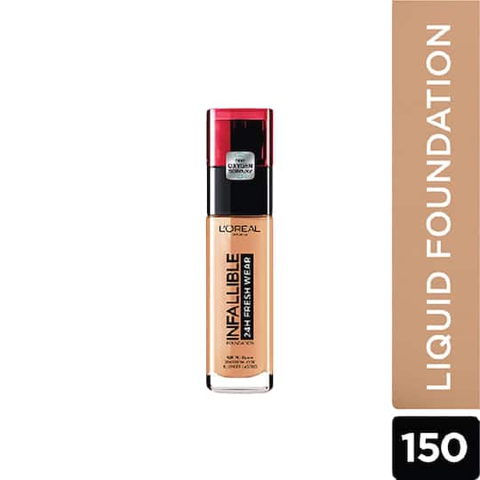 L'Oreal Paris Infallible 24H Fresh Wear Foundation, 150 Radiant Beige