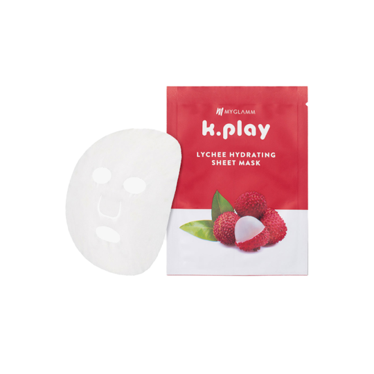 MyGlamm K.Play Lychee Hydrating Sheet Mask (20ml)