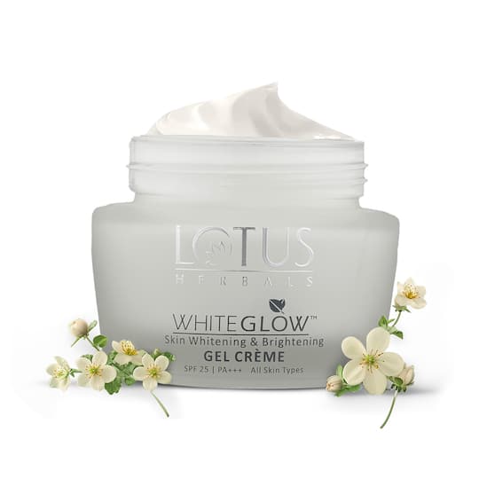 Lotus Herbals Whiteglow Skin Whitening & Brightening Gel Creme SPF 25 Pa+++ - (40g)