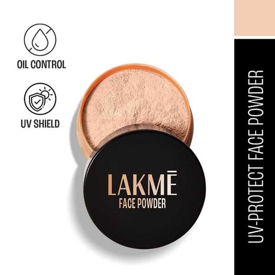 Lakme Forever Matte Face Powder Matte Finish Oil Cointrol for rosy glow Soft Pink (40 g)