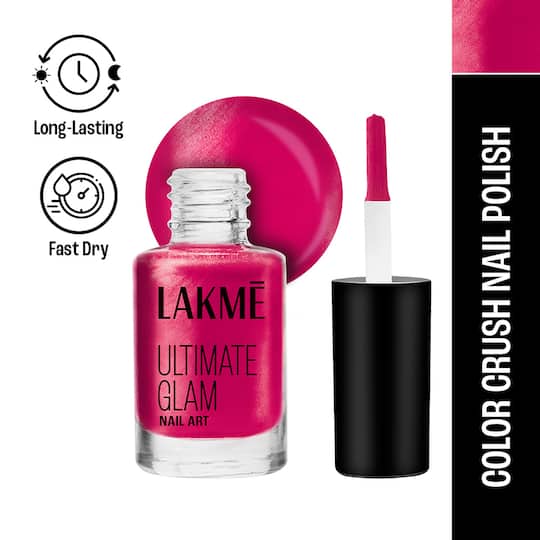 Lakme Color Crush Nailart - M9 Fuschia (6 ml)