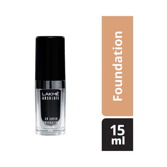 Lakme Absolute 3D Cover Foundation SPF 30 - Neutral Medium (15ml)