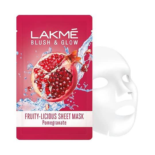 Lakme Blush & Glow Pomegranate Sheet Mask (25ml)