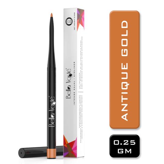 Bella Voste Intense Eyeliner Kajal - Antique Gold (0.25g)