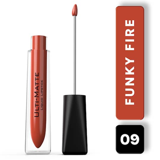 Bella Voste Ulti-Matte Liquid Lipstick Funky Fire (09) (3.7ml)