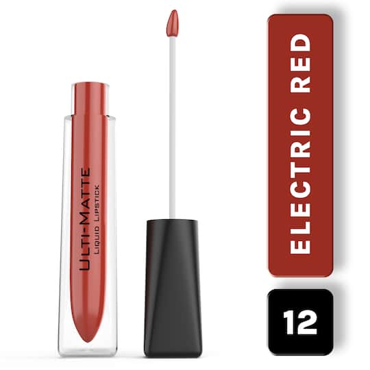 Bella Voste Ulti-Matte Liquid Lipstick Electric Red (12) (3.7ml)