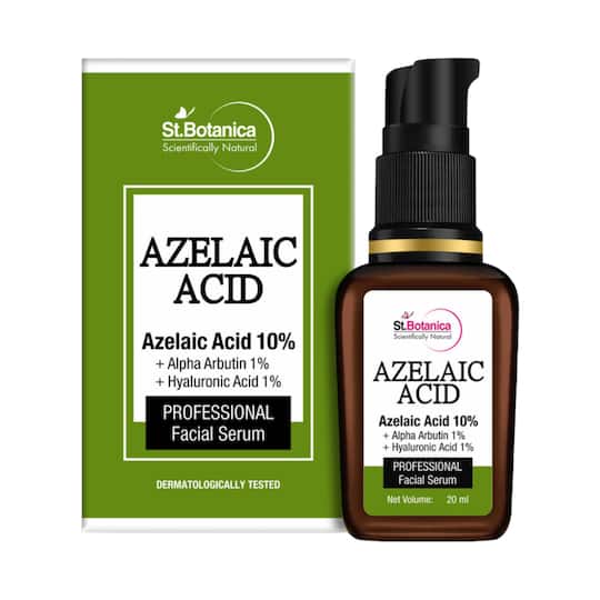 St.Botanica Azelaic Acid 10% + Alpha Arbutin 1% + Hyaluronic Acid 1% Face Serum (20ml)